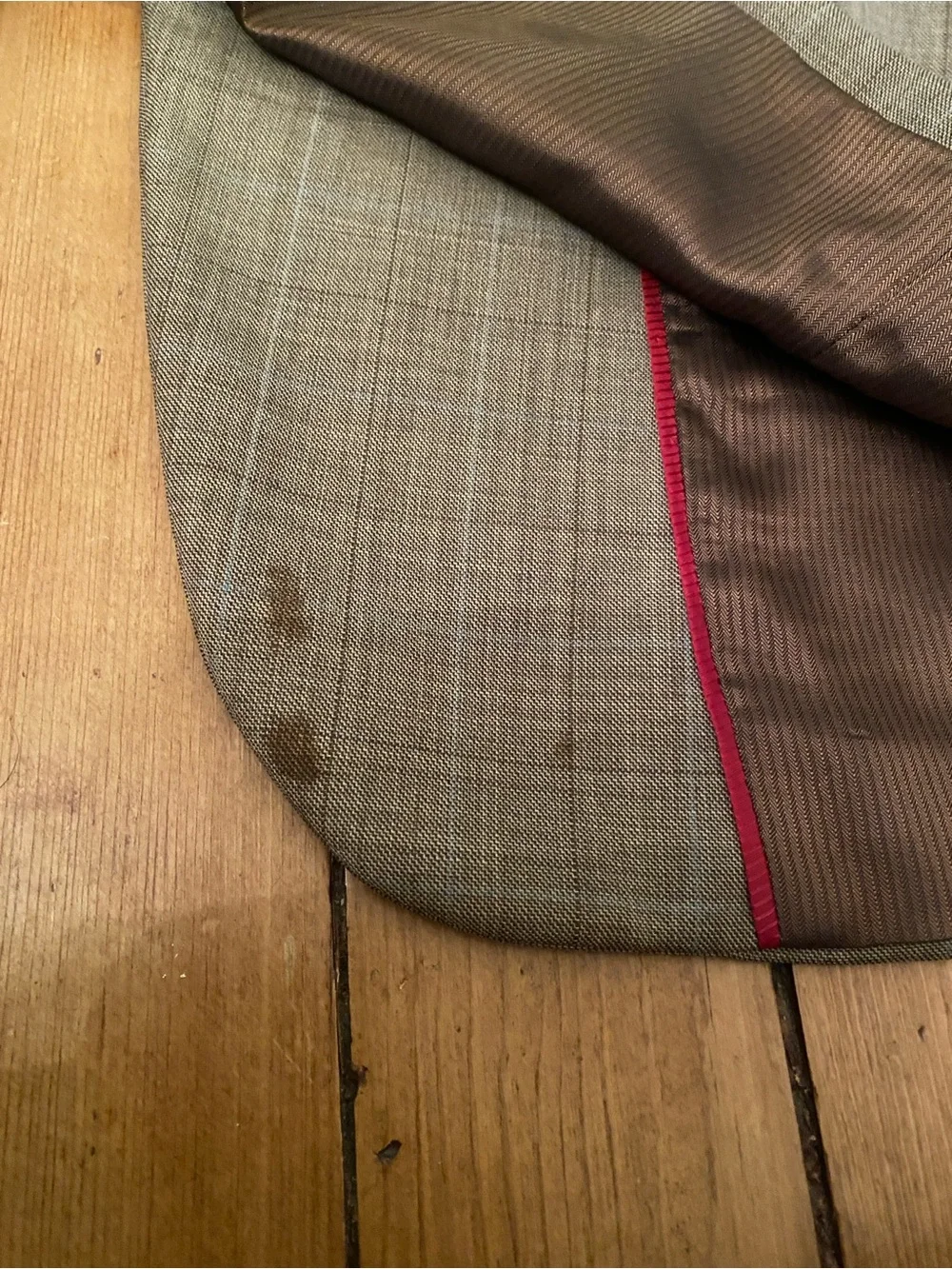 Vintage Pendleton 100% wool plaid suit 46R